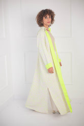 Shrouq Kaftan _Lime