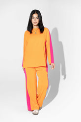 Catchy Line Set - Orange & Hot Pink