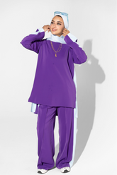 Catchy Line Set - Violet & Baby Blue