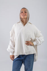 Vee Poncho - Off White