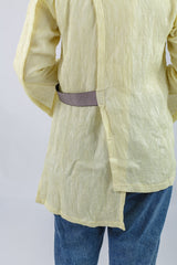 Cross Blouse - Yellow