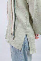 Ribbon Lines Shirt - Green