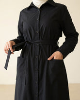 Trench Shirt - Black