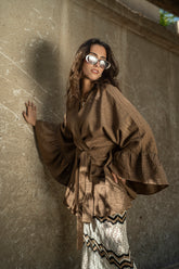 Butterfly Cardigan - Brown