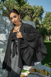 Butterfly Cardigan - Black