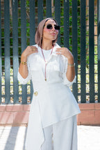 Sway Wrap Jumpsuit - OffWhite