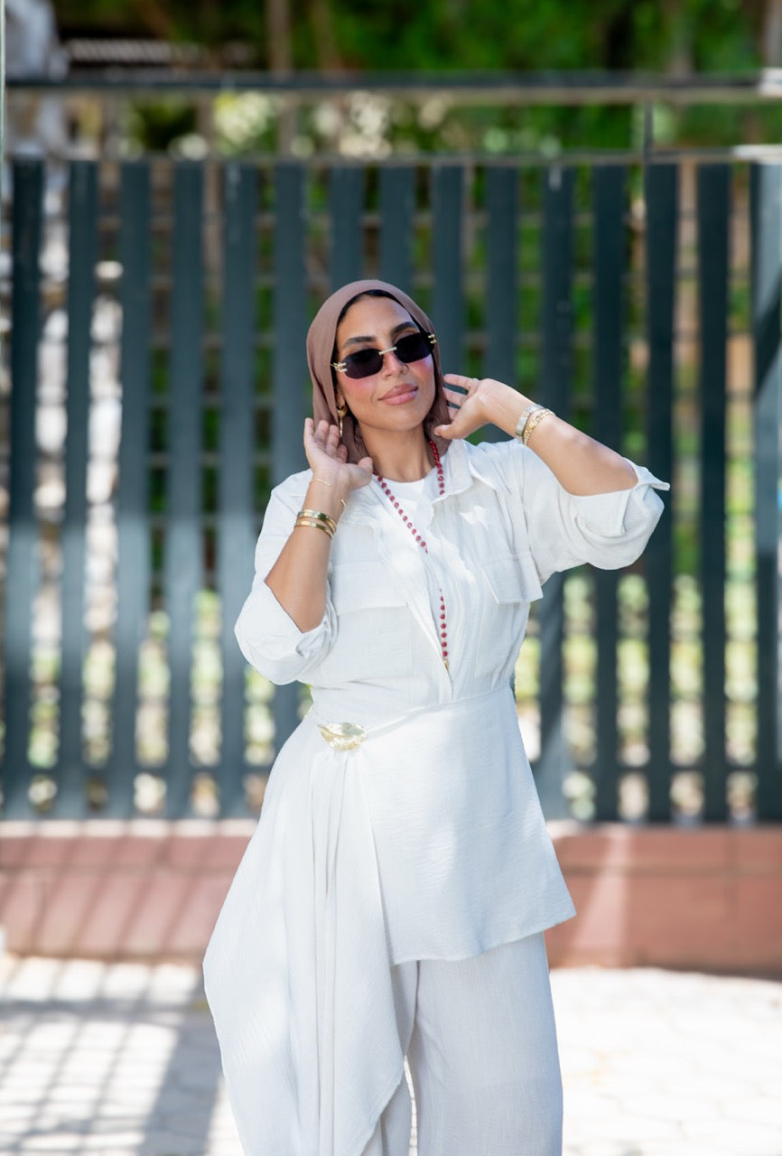 Sway Wrap Jumpsuit - OffWhite
