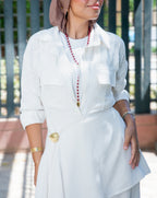 Sway Wrap Jumpsuit - OffWhite