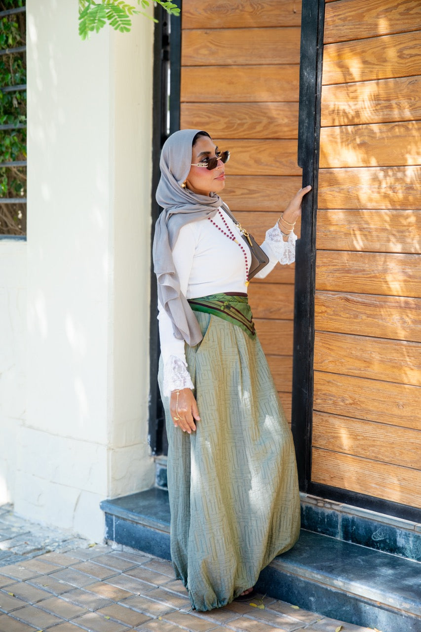 Halo Skirt - Green