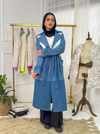 Gradient Denim Coat