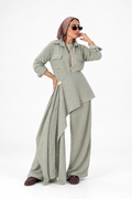 Sway Wrap Jumpsuit - Green