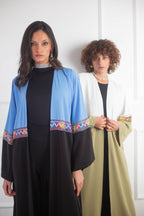 Farha Kaftan _ Blue & Black