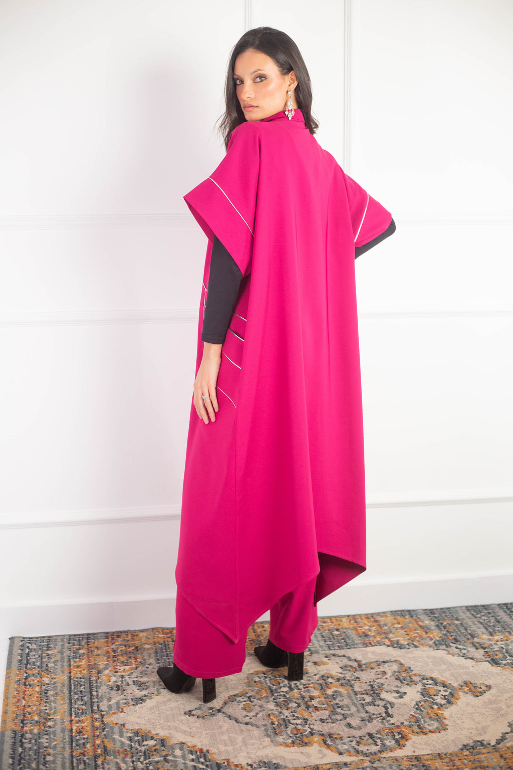 Salam Cardigan _ Hot Pink