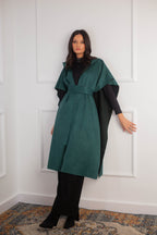 Zeina Poncho _ Teal Green