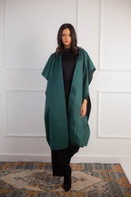 Zeina Poncho _ Teal Green