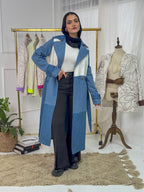 Gradient Denim Coat