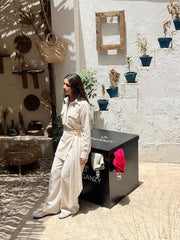 Sway Wrap Jumpsuit - OffWhite