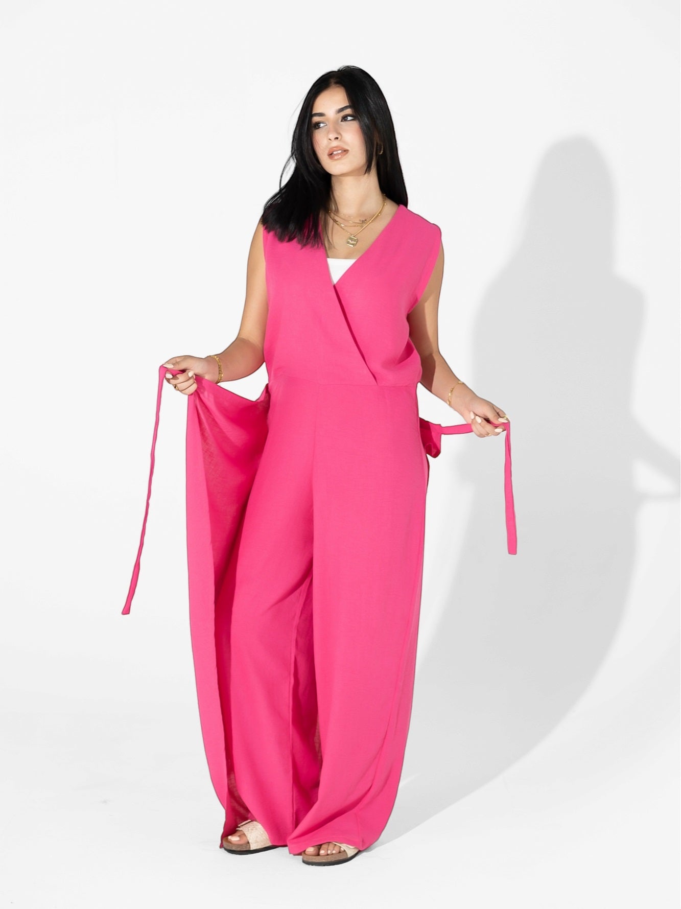 Flexi Jumpsuit - Hot Pink