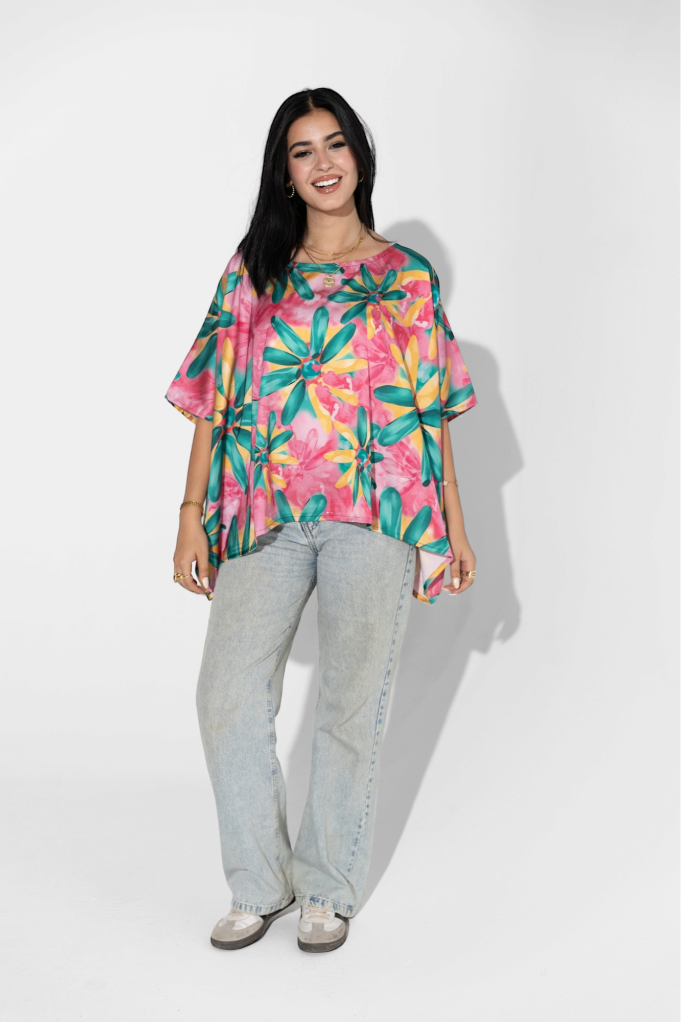 Flashy Floral Blouse