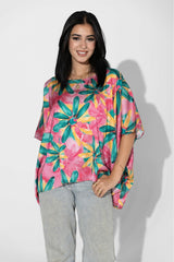 Flashy Floral Blouse