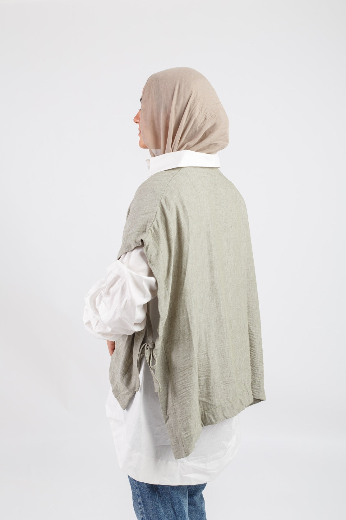 Vee Poncho - Green