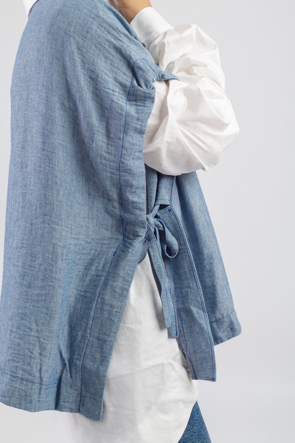 Vee Poncho - Blue