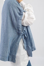 Vee Poncho - Blue