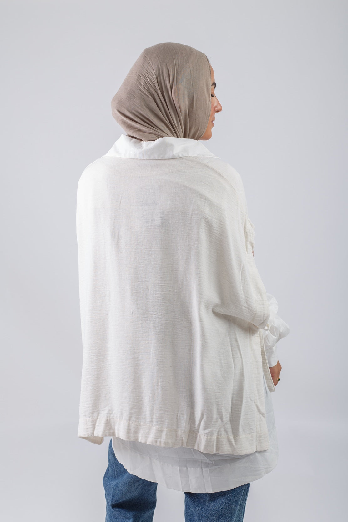Vee Poncho - Off White