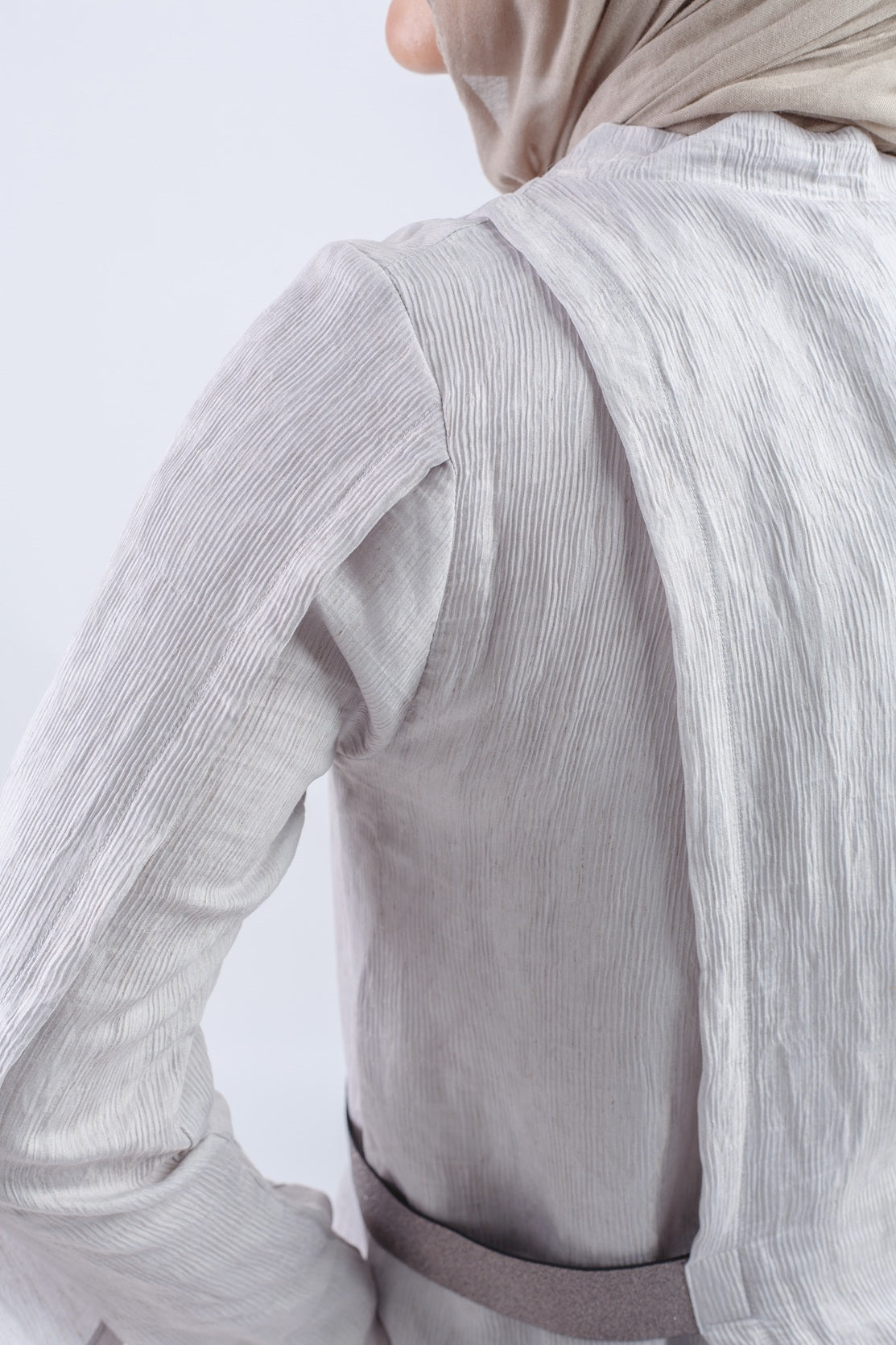 Cross Blouse - Grey