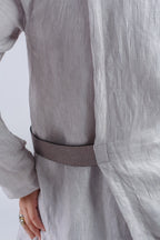Cross Blouse - Grey