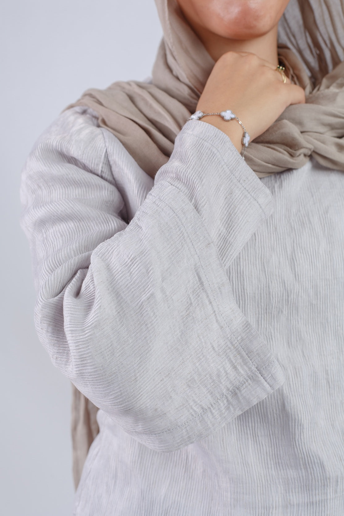 Cross Blouse - Grey