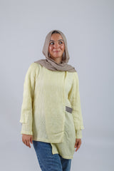 Cross Blouse - Yellow