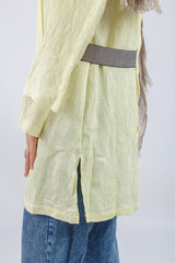 Cross Blouse - Yellow