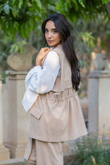 Edge Vest - Beige
