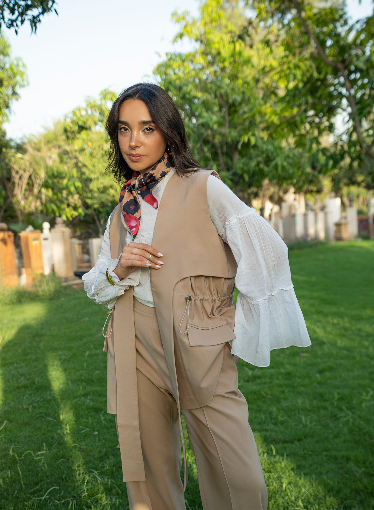 Edge Vest - Beige