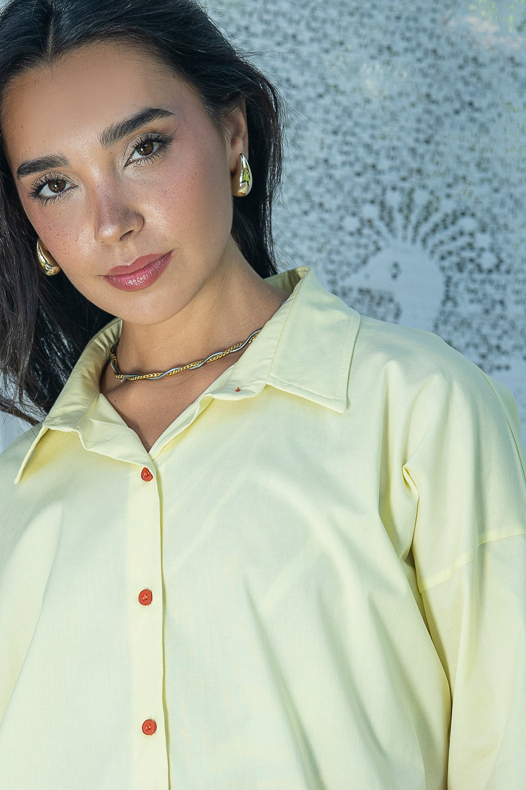 Duo Tone Shirt - Yellow & Orange