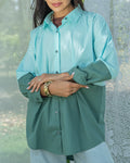 Duo Tone Shirt - Light Green & Green
