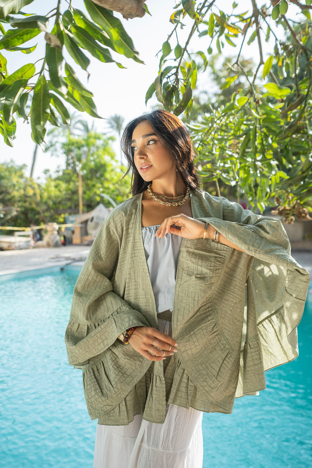 Butterfly Cardigan - Mint Green