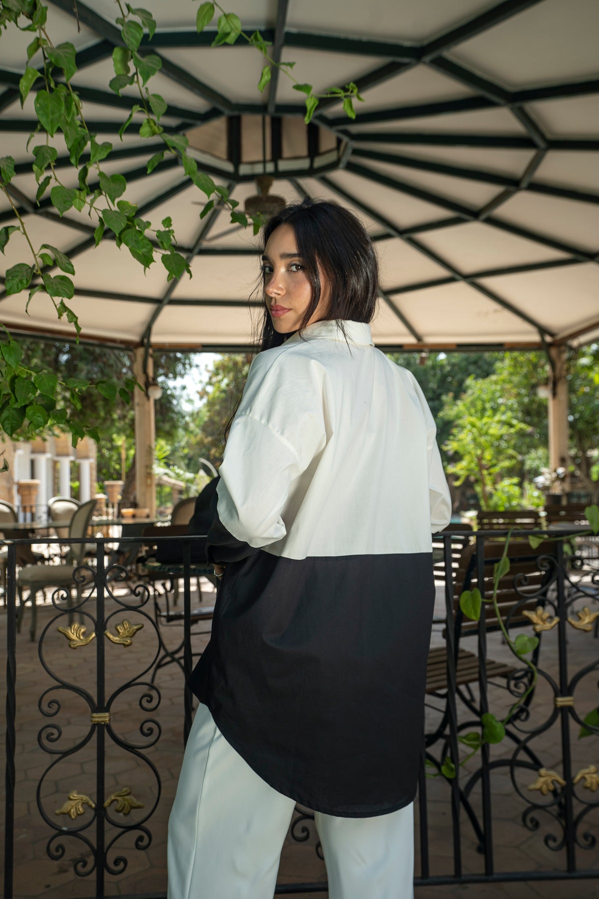 Duo Tone Shirt - Black & White
