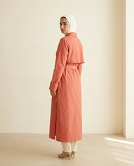 Trench Shirt - Orange