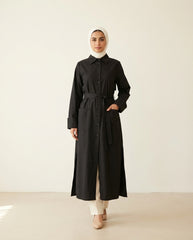 Trench Shirt - Black