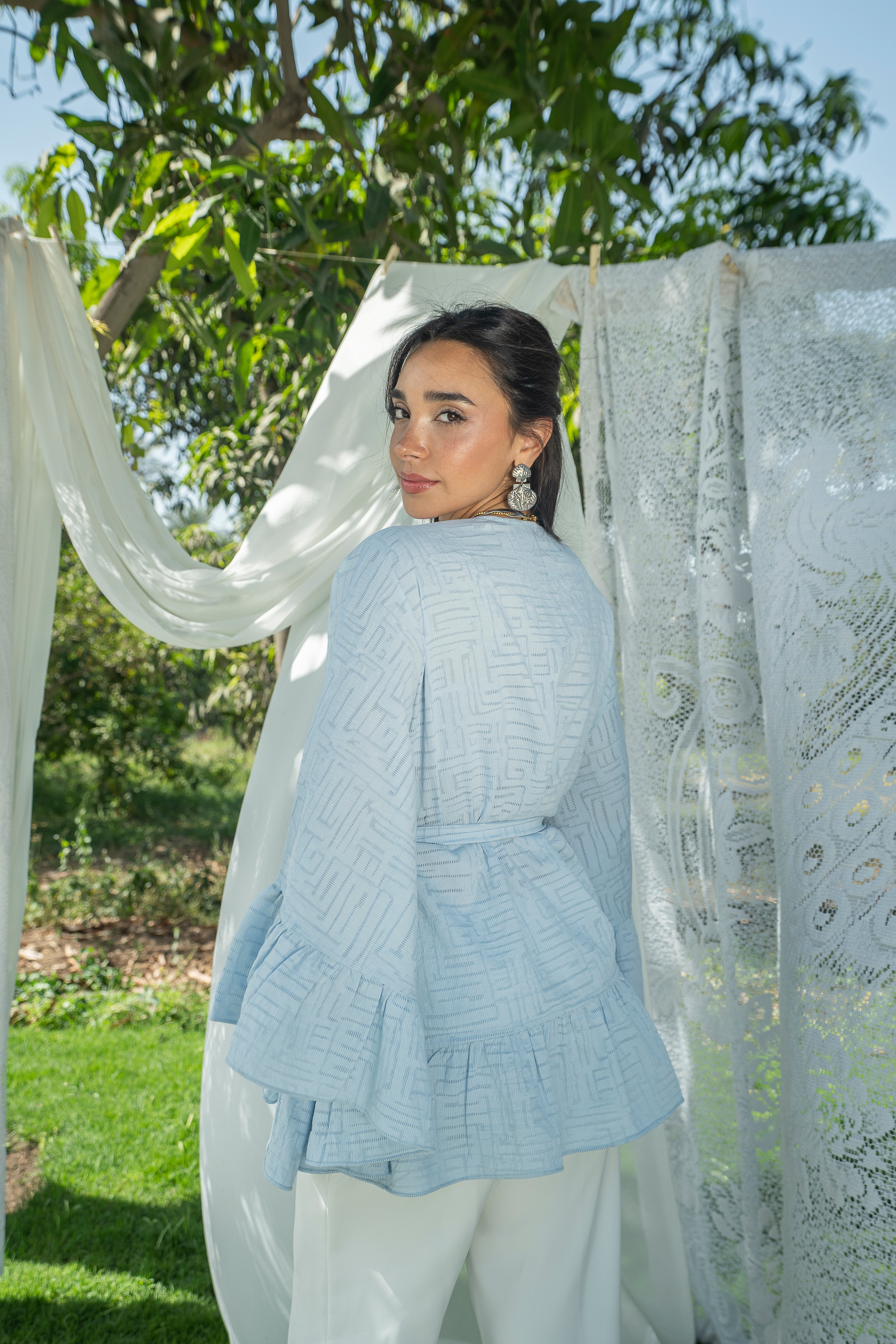 Butterfly Cardigan - Baby Blue