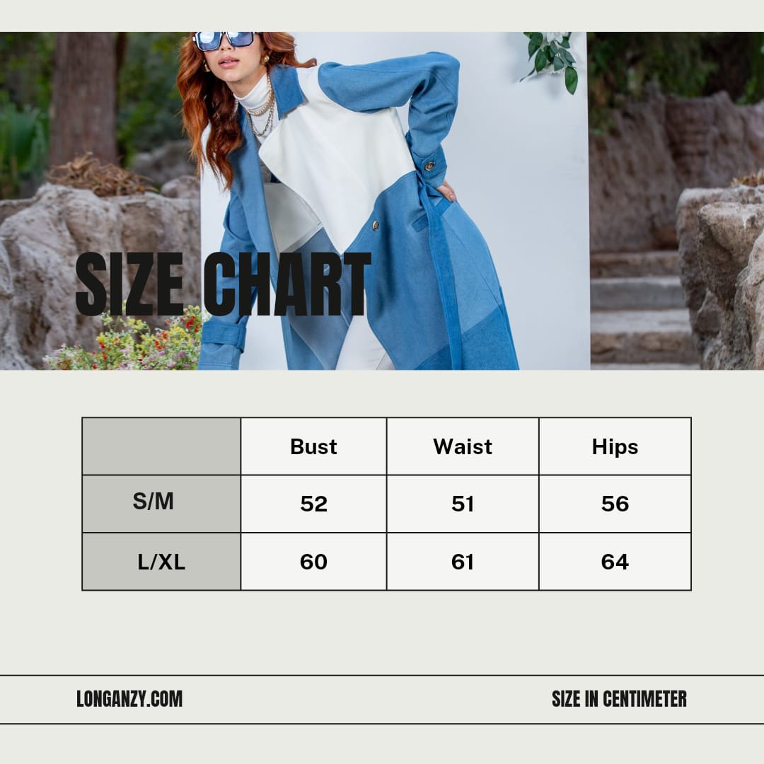 Gradient Denim Coat