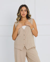 Diva Vest - Beige