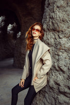 Winged Jacket - Beige