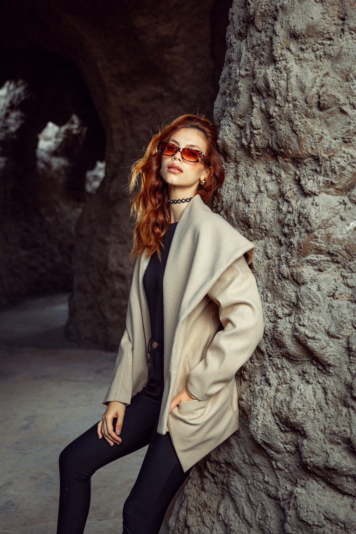Winged Jacket - Beige