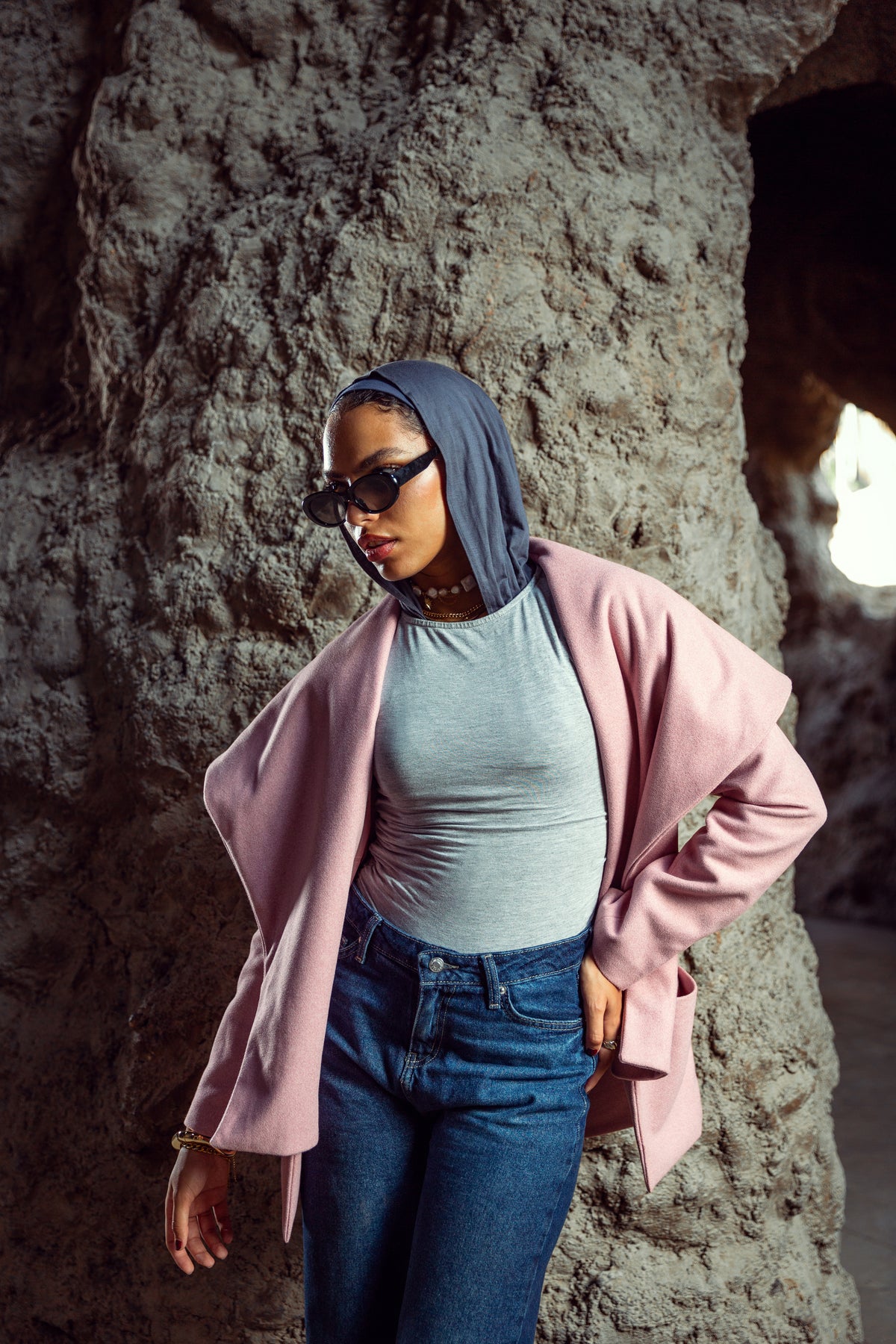 Winged Jacket - Pink