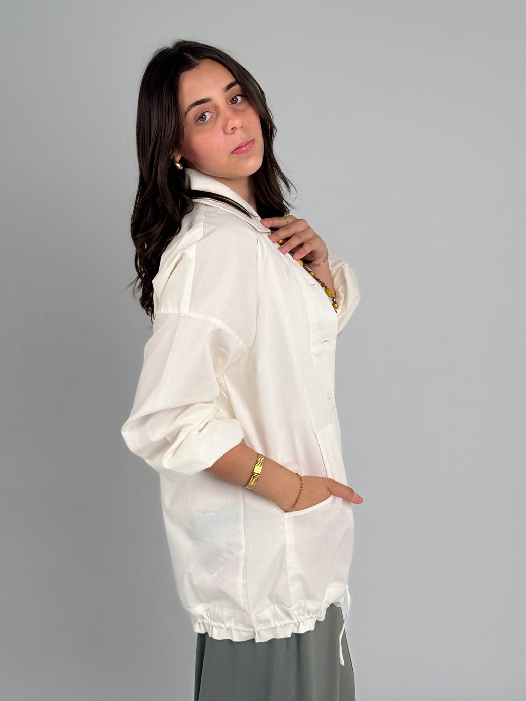 Tie Top - Off-White