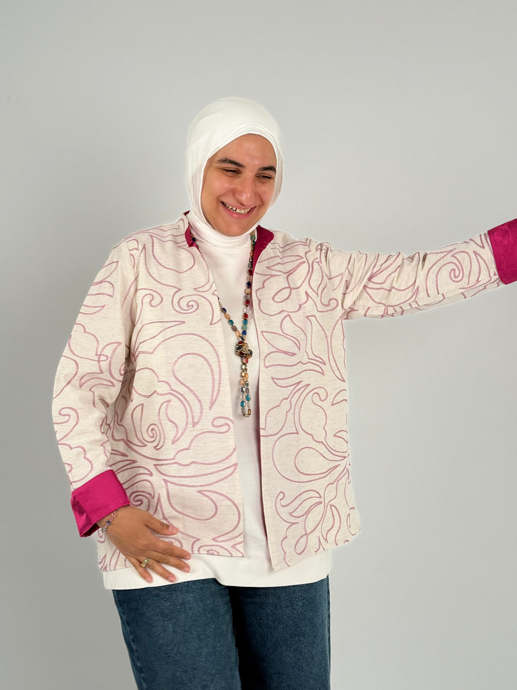 Sketch Jacket - Fushia