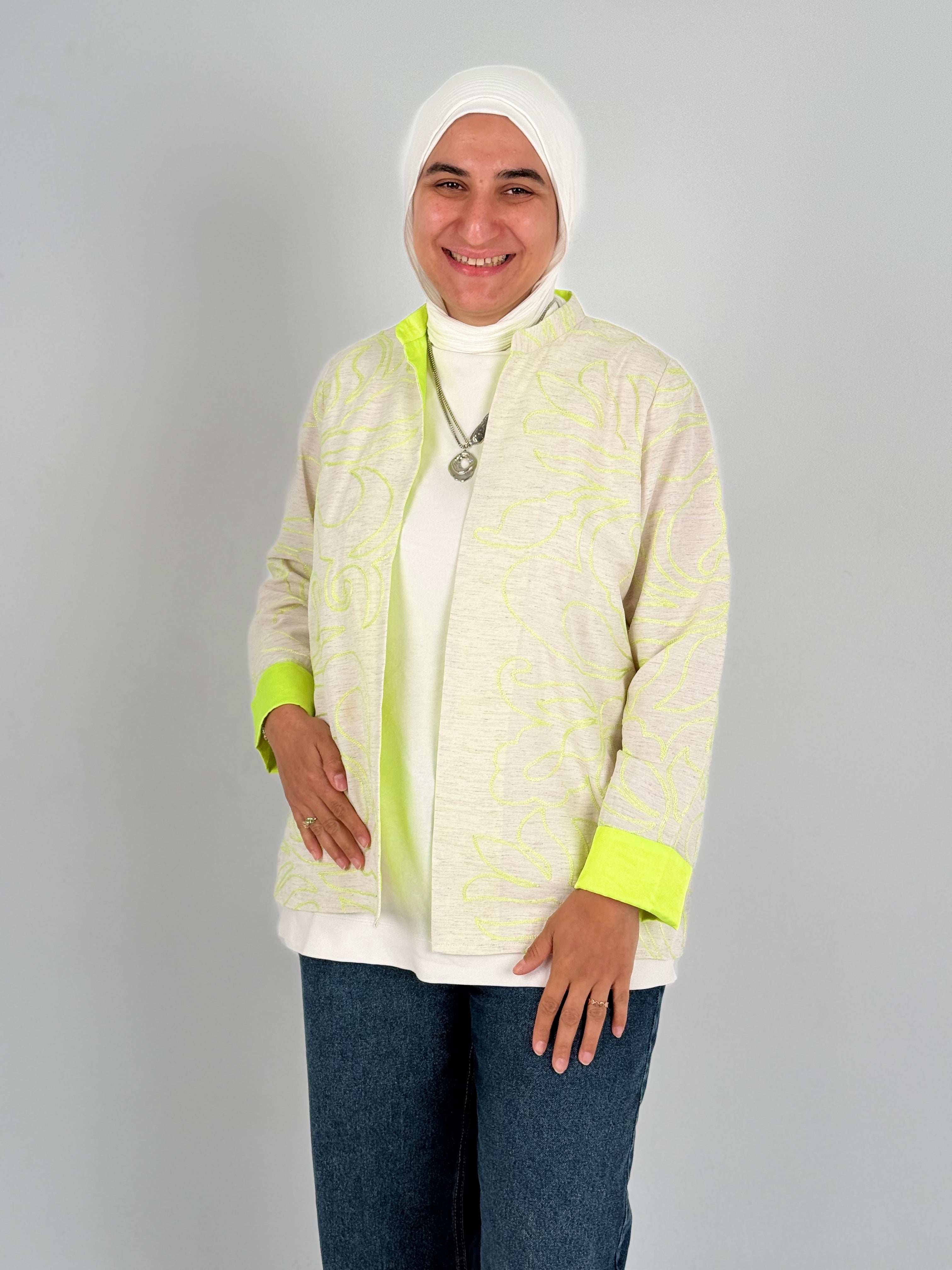 Sketch Jacket - Lime